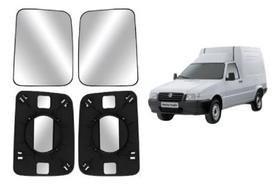 Par Lente Espelho Retrovisor Fiorino 1997 A 2010 Com Base Par Lente Espelho Retrovisor Fiorino 1997 A 2010 Com Base