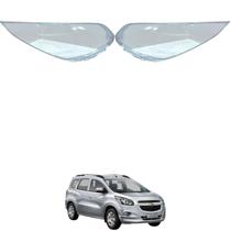 Par lente farol chevrolet spin 2012 a 2018 Par lente farol chevrolet spin 2012 a 2018