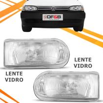 Par Lente Farol Parati Quadrado 91/92/93/94/95 Mod Arteb Vidro