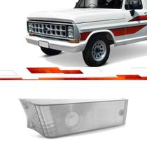 Par Lente Lanterna Dianteira F1000 F4000 Ate 1991 Cristal