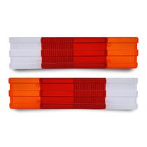 Par Lente Lanterna Traseira Mercedes Âmbar Lantersul Par Lente Lanterna Traseira Mercedes Âmbar Lantersul