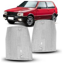 Par Lente Pisca Seta Uno/Fiorino/Elba/Prêmio 1984 a 1990 Cristal Par Lente Pisca Seta Uno/Fiorino/Elba/Prêmio 1984 a 1990 Cristal
