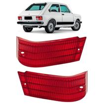 Par Lente Pisca Traseira Fiat 147 1979 1980 81 1982 Vermelho