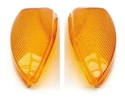 Par Lente Pisca Traseiro Biz 100 Pop 100 Amarelo Par Lente Pisca Traseiro Biz 100 Pop 100 Amarelo