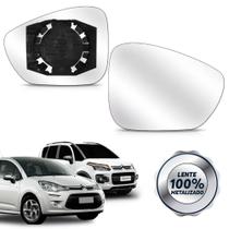 Par lente retrovisor citroen c3 c4 aircross 12/15 com base Par lente retrovisor citroen c3 c4 aircross 12/15 com base