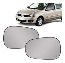 Par Lente Retrovisor Com Base Renault Clio 1999 A 2007