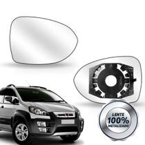 Par Lente Retrovisor Fiat Idea 2011 A 2017 Com Base