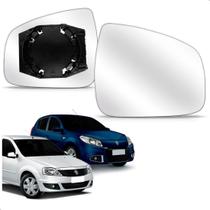 Par Lente Retrovisor Logan Sandero 09 10 11 12 13 Com Base