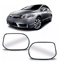 Par Lente Retrovisor New Civic 2007 2008 2009 2010 2011 C/base