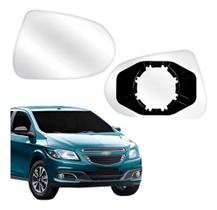 Par Lente Retrovisor Onix Prisma 2012 A 2017 Com Base