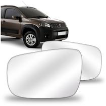 Par Lente Retrovisor Uno Way 2010 2011 2012 2013 Com Base Par Lente Retrovisor Uno Way 2010 2011 2012 2013 Com Base