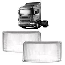Par Lente Vidro Farol Compatível Scania S4 Série 4 114 124 Par Lente Vidro Farol Compatível Scania S4 Série 4 114 124