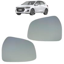 Par Lente Vidro Retrovisor Base Onix 2020 Até 2023
