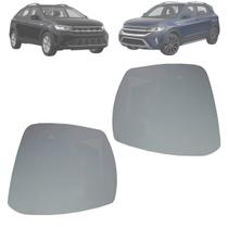 Par Lente Vidro Retrovisor Base T-Cross Nivus 2021 Até 2024