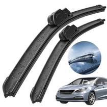 Par Limpador de Para-brisa Modelo Universal Palhetas de Borracha Premium Resistentes para Carros