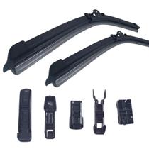 Par Limpador de Parabrisa Palheta Carro Polegada Silicone
