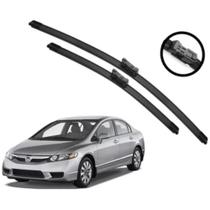 Par Limpador De Parabrisa Silicone Chuva Honda Civic 2007 A 2011 Par Limpador De Parabrisa Silicone Chuva Honda Civic 2007 A 2011