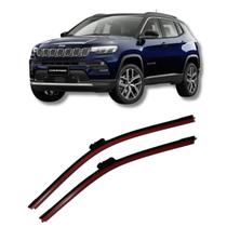 Par Limpador Palheta Parabrisa Jeep Compass Rodo 2017 a 2025