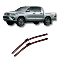 Par Limpador Palheta Parabrisa Rodo Toyota Hilux 2015 a 2018