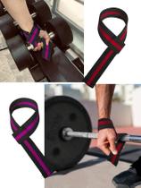Par Luva De Munhequeira Gancho Straps Rosa Profissional Grip exercício funcional Musculação Alta Resistência Com Pegada Levantamento de Peso Par Luva De Munhequeira Gancho Straps Rosa Profissional Grip exercício funcional Musculação Alta Resistência Com Pegada Levantamento de Peso