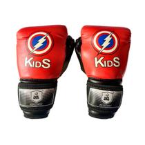 Par Luva Kickboxing Muay Thai Boxe Infantil Kids