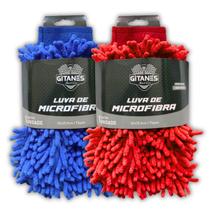 Par Luva Microfibra Limpeza Automotiva Tentáculos Sem Riscos