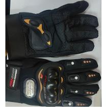 Par Luva Motoqueiro Motociclista Proteção Moto Tamanho Único Asp