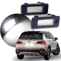 Par Luz Placa Vw Taos 2021 A 2024 Lanterna Iluminação Led Volkswagen 1.4 Highline 250 Tsi Comfortline Lauching Edition