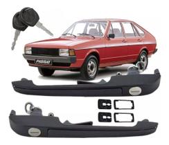 Par Maçaneta Externa C/chave Passat 1977 a 1988 - Preto Par Maçaneta Externa C/chave Passat 1977 a 1988 - Preto