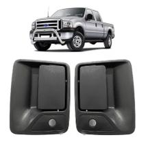 Par Macaneta Externa Porta Dianteira F250 F350 F4000
