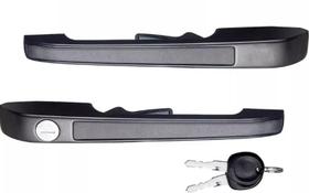 Par Maçaneta Externa Porta ( Dir / Esq.) Gol Quadrado até 1986 / Voyage / Parati /Saveiro até 1986 Friso Preto