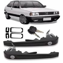 Par Maçaneta Gol Voyage Parati Saveiro G1 Santana 90 +calço