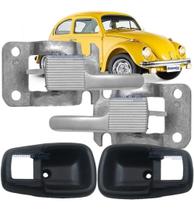 Par Maçaneta Interna Fusca Brasilia Variant Cromada Metal Par Maçaneta Interna Fusca Brasilia Variant Cromada Metal