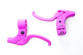 Par Maçaneta Manete Mirim Nylon P/ Bike Infantil - JKS Cor:Preto