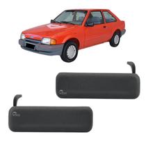 Par Maçaneta Puxador Externa Porta Escort 1993 1994 1995 1996 Grafite