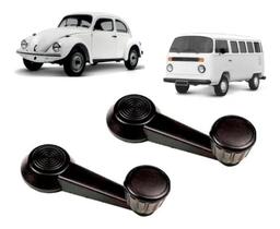 Par Maçaneta Vidro Preta Fusca Brasília Kombi Gol 1977 A 1983 Metal Par Maçaneta Vidro Preta Fusca Brasília Kombi Gol 1977 A 1983 Metal