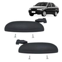 Par Maçanetas Externa Fiat Siena 1997-2000 com friso