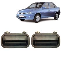 Par Maçanetas Externa Traseira Corsa Sedan Classic 2004-2010