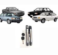 Par Maçanetas Externas Friso Cromado. Gol Quadrado / Voyage / Parati /Saveiro 1987 a 1994