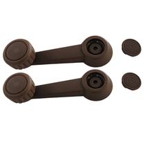 Par Man. Regul Vidro Plastico Marrom Fusca Brasilia Passat