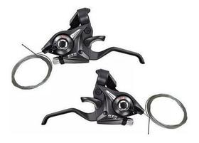 Par Manete Trocador De Marcha Tipo Shimano Bike Fire 3x7 21v Par Manete Trocador De Marcha Tipo Shimano Bike Fire 3x7 21v