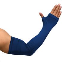 Par Manguito com Dedo Manga Proteção UV50+ Ciclista Motoboy Esportes em Geral
