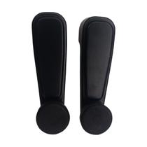 Par manivela do vidro da porta preto mza/kad/opa/car/chev 83