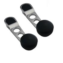 Par Manivela Regulador Vidro Esportiva Cromada E Preta Fusca