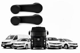 Par manivela reguladora do vidro gol g3 g4 g5 polo / caminhão vw . preta Par manivela reguladora do vidro gol g3 g4 g5 polo / caminhão vw . preta