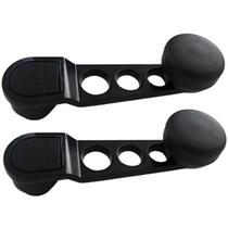 Par Manivela Reguladora Vidro Esportiva Preta Fusca Par Manivela Reguladora Vidro Esportiva Preta Fusca