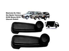 Par Manivela Vidro Monza Chevette Opala Kadett 79 A 82 Metal
