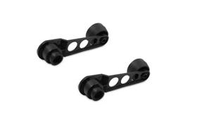 Par manivela vidro porta fusca kombi gol preta fixação paraf