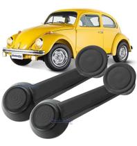 Par Manivela Vidro Preta Fusca Brasília Gol Kombi Metal