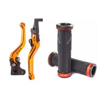 Par Manopla Luva Manete Embreagem Freio Moto Pop 100 110